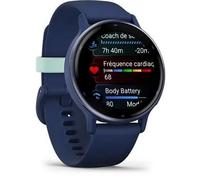 Montre Connectée Gps Garmin Vivoactive 5 - Bleu Marine Avec Bracelet Silicone Bleu Marine