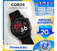 Montre connectée GPS sportive Coros Pace 3 Black / Silicone