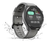 Hama Montre connectée 9000 – GPS intégré, Écran AMOLED 1,43" – Étanche IP68 – Gris anthracite