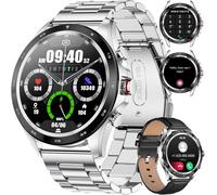 Montre Connectée Homme 1.32"" Smartwatch Avec Appel Bluetooth E Assistente Vocale, Montre Intelnte Sports Etanche Podomètre Calorie Montre De Fitness Pour Android Ios[MON8301000]