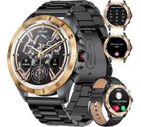 Montre Connectée Homme,1.32"" Smartwatch Avec Appel Bluetooth E Assistente Vocale, Montre Intelnte Sports Etanche Podomètre Calorie Montre De Fitness Pour Android/Ios[MON9263766]