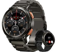 Montre Connectée Homme, 1.43'' Écran Toujours Activé Amoled 60 Jours D'autonomie 50m Étanche, Montre Militaire Homme Smartwatch Appel 70 Modes Sport 24h Suivi Du Sommeil Fréquence Cardiaque