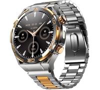 Montre Connectée Homme 14K Or Luxe Avec Ia Chatgpt, Écran Amoled Hd 1.43"", Gps Intégré, Lampe De Poche, Boussole, Appels Blu[MB130]