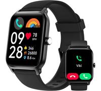 Montre Connectée Homme Avec Alexa, 1.8"" Montre Smartwatch Avec Répondre Appel Moniteur De Spo2 Fréquence Cardiaque Sommeil 100 Sport Podometre Calories Etanche Ip68 Montre Femme Po[Bra574190]