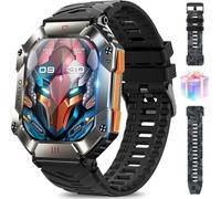 Montre Connectée Homme Avec Appel/2 Bracelets/Batterie 650mah, Écran 2,0"" Smartwatch Homme Avec 100+ Modes Sportifs/Fréquence Cardiaque/Spo2/Sommeil Ip67 Imperméable, Smart Watches Pour Andr[L1825]