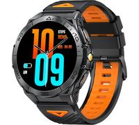 Montre Connectée Homme Avec Appel Bluetooth, 1,6"" Hd Amoled Écran/Led Lampe, Smartwatch 600mah Batterie, 100+ Modes Sportifs, Tracker De Fitness, Suivi De Santé, 5atm Étanche Pour [Mon8300987]
