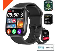 Montre Connectée Homme - avec Appel Bluetooth 5,3 - Ecran HD 1,83"" - Étanche IP68 - Alexa - Sport/SpO2/Sommeil pour Samsung iPhone