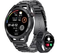 Montre Connectée Homme avec Appel Bluetooth Assistant Vocal, 1.52'' Montre Connectée Sport avec 122 Modes Sportifs, 420Amh, Etanche Smartwatch, 2 Bracelets
