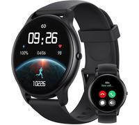 Montre Connectée Homme avec Appels Bluetooth, 1.32"" Montre Sport Etanche IP68, Moniteur Sommeil Fréquence Cardiaque Podomètre, Noir