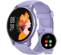 Montre Connectée Homme avec Appels Bluetooth 1.32"" Montre Sport Etanche IP68 Moniteur Sommeil Fréquence Cardiaque Podomètre Violet