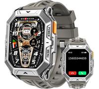 Montre Connectée Homme Avec Boussole Sport Millitaire Bracelet Sans Fil Appel Clair Smartwatch Waterproof Étanche Montre Intelligente Avec Appel Bluetooth 1atm[Z587]