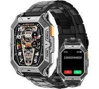 Montre Connectée Homme Avec Boussole Sport Millitaire Bracelet Sans Fil Appel Clair Smartwatch Waterproof Étanche Montre Intelligente Avec Appel Bluetooth 1Atm[MON9264573]