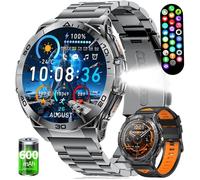 Montre Connectée Homme Avec Illumination, Batterie 600 Mah, Appel Bluetooth, Analyse Santé, 1,6"" Amoled Écran/Appels/Led Lam[CS192]