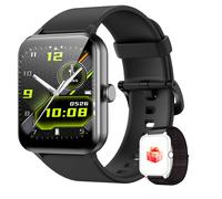 Montre Connectée Homme Femme Smartwatch Montre Sport Bluetooth 1,7 Etanche IP68 Compatible Android et iOS Vert