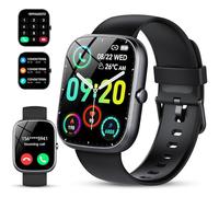 Montre Connectée Homme Femme, 1.91" Smartwatch avec Appel Bluetooth, IP68 Étanche Montre Connectee avec 100+ Sportifs, Montre Podomètre, Moniteur de Fréquence Cardiaque/SpO2/Sommeil, pour Android iOS