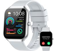 Montre Connectée Homme Femme 113+ Modes Sportifs, 1.96"" Smartwatch Avec Appel Bluetooth, Montre Sport Etanche Ip68, Moniteur Sommeil/Fréquence Cardiaque/Spo2, Montre Intelligente Pour Android Ios,Gri