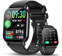 Montre Connectée Homme Femme Avec Appel Bluetooth, 1.85"" Hd Smartwatch, 112 Modes Sportifs, Montre Connectee Sport Etanche Ip68 Avec Cardiofrequencemetre/Moniteur De Sommeil/Podome[MON8300275]