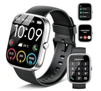 Montre Connectée Homme Femme avec Appel Bluetooth, 1.96" HD 2026 Smartwatch | SpO2,Sommeil Moniteur, Fréquence Cardiaque, Etanche IP68, Montre Connectee 112+ Sportifs, Smart Watch pour Android iOS Noir