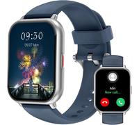 Montre Connectée Homme Femme avec Appel Bluetooth Rappel Intelligent Podometre Moniteur Sommeil Cardiofrequencemetre Oxymètre