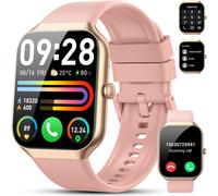 Montre Connectée Homme Femme Avec Appel Bluetooth, Smartwatch 1.96"" Hd Montre Sport Avec Podometre Moniteur Sommeil Cardiofréquencemètre 100+ Sportifs Intelligente Bracelet Connecté Pour Android/Ios