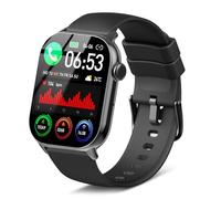 Montre Connectée Homme Femme avec Appel Bluetooth, Smartwatch 1.96" HD Montre Sport avec Podometre Moniteur Sommeil Cardiofréquencemètre 100+ Sportifs Intelligente Bracelet Connecté pour Android/iOS