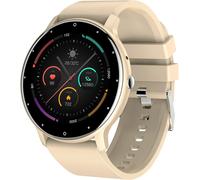 Montre Connectée Homme Femme Avec Appels Bluetooth Avis De Messages Assistant Vocal Jaune