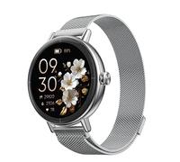 Montre Connectée Homme Femme avec Réponse/Appel, 1.27" Cadran Dynamique - Fréquence Cardiaque/Sommeil/SpO2,Montre Connectée Femme pour Samsung/iPhone/Android, Étanche IP68, 110+ Modes Sport-Argenté