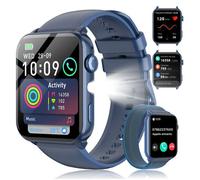Montre Connectée Homme Femme SmartWatch Blackview R30MAX Bluetooth IP68 Etanche pour Samsung Sony Huawei Xiaomi Android iOS Bleu