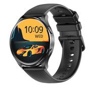 Montre Connectée Homme Femme Smartwatch IOWODO Montre Sport Bluetooth 1,43""HD Écran, Étanche IP68 Compatible Android et iOS NOIR