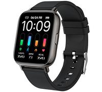 Montre Connectée Homme Femmes, 1.69" Smartwatch Sport, Montre Intelligente 24 Modes Sportifs avec Moniteur de fréquence Cardiaque, Sommeil, Podomètre, Etanche IP68 Bracelet Connecté pour Android iOS