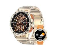 Montre Connectée Homme Militaire, 1,43"" avec Appel Bluetooth, Batteries 400mah, IP68, Argent