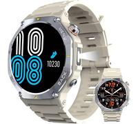 Montre Connectée Homme Militaire V20 GPS, 3ATM(30m) Étanche, 30 Jours en Veille, 170+ Sports Smartwatch, Moniteur Fréquence/SpO2, Appels Bluetooth, Cadran IA + ChatGPT, 1.43'' AMOLED Noir
