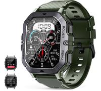 Montre Connectée Homme Pour Répondre/Passer Des Appels, 2.02"" Smartwatch Avec Podometre, Moniteur Sommeil, Avec 100+ Sportifs, Montre Intelligente Bracelet Pour Android Ios (Vert)[MON8300833]