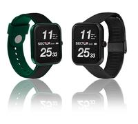 Montre Connectée Homme SECTOR Acier et Aluminium Noir