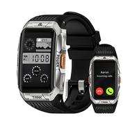 Montre Connectée homme SmartWatch 5ATM 1,64'' Écran KOSPET Tank X2 Tracker d'Activit pour Android iOS Samsung XIAOMI iphone -Argent