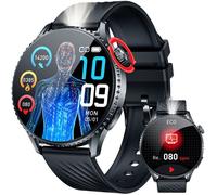 Montre Connectée Homme Smartwatch ECG: 1.56"" AMOLED Écran Ronde Montre Hommes