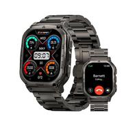 Montre Connectée homme SmartWatch Sport 5ATM 480mAh KOSPET M3 1.96"" Tracker d'Activit Android iOS Samsung iphone Noir 2 Bandes