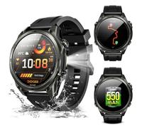 Montre Connectée Homme Sport ,5ATM,Écran 1.43"",Montre Intelligente,GPS Double Fréquence,DOOGEE Anywise W1,170+ Modes ,3 Bandes- Noir