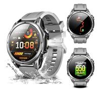 Montre Connectée Homme Sport ,5ATM,Écran 1.43"",Montre Intelligente,GPS Double Fréquence,DOOGEE Anywise W1,170+ Modes ,3 Bandes-ARG