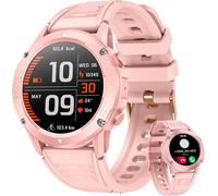 Montre Connectée Homme Sport Smartwatch: 1.52" Ronde Militaire Smart Watch Avec Appels Bluetooth Lecteur De Fréquence Cardiaque Spo2 Lampe De Poche Led Étanche Ip68 Fitness Tracker Pour Ios Android