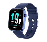 Montre Connectée Hommes Femmes 1.9"" Écran IP68, 140+ Sports, Appels, Autonomie 14 Jours, Mesure Tension/Sang/Règles, Blue