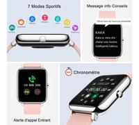 Montre Connectée Hommes Femmes Enfant Montre Sport Podometre Moniteur De Sommeil/Fréquence Cardiaque Tension Artérielle Spo2 Smartwatch Montre Intelligente Bracelet Connecté Pour Android Ios