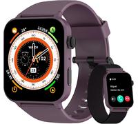 Montre Connectée Hommes Femmes, Montre De Fitness De 1,85 Pouces Avec Appels Et Réponse, Montre De Sport, 100+ Modes Sportifs, Podomètre, Moniteur De Sommeil, Montre De Suivi De Fitness[Z279]