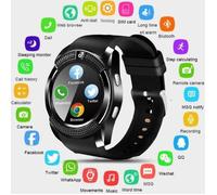 Montre Connectée Hommes V8 - YASSUO - Bluetooth Sport - Caméra Sim Carte Slot Téléphone Android