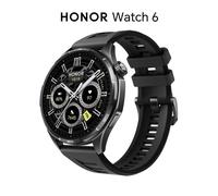 Montre Connectée - HONOR Watch 6 Noir - 1,46 pouces - Mode Football Professionnel - Étanchéité 5ATM & IP69