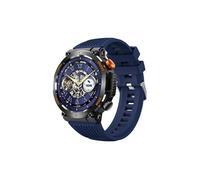 Montre connectée HT17 1,46" - Surveillance santé - Etanche IP67 - Sport Bluetooth - Bleu
