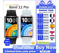 Montre connectée Huawei Band 11 Pro version globale, bracelet intelligent, écran AMOLED 1,62'', fréquence cardiaque, smartband Black