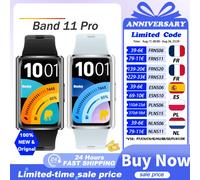 Montre connectée Huawei Band 11 Pro version globale, bracelet intelligent, écran AMOLED 1,62'', fréquence cardiaque, smartband Black fast ship