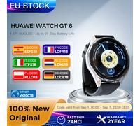 Nouvelle montre intelligente Huawei WATCH GT6 46 mm, écran AMOLED de 1,47 pouce, autonomie de 21 jours, résistance à l'eau 5 ATM, NFC + positionnement GNSS green
