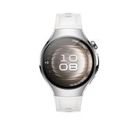 Huawei Montre connectée Watch 5 42 mm Boîtier titane argenté Bracelet blanc